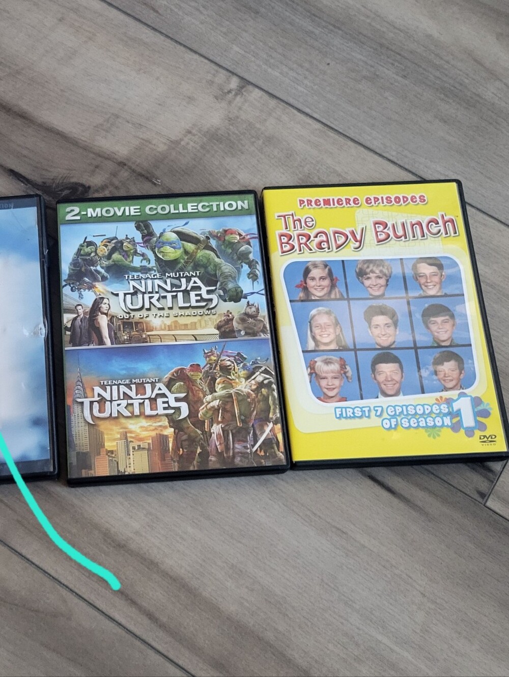 3 dvds Teenage Mutant Ninja Turtles and The Brady Bunch 1st Season